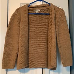 Eddie Bauer thick brown knit Cardigan